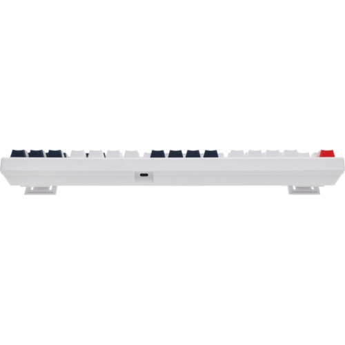 Клавиатура Acer OKW305 механическая белый USB Multimedia for gamer LED (ZL.KBDCC.01W)