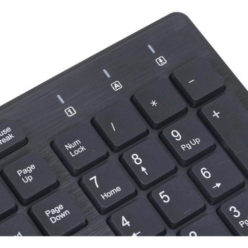 Клавиатура Oklick 520M2U черный/черный USB slim Multimedia