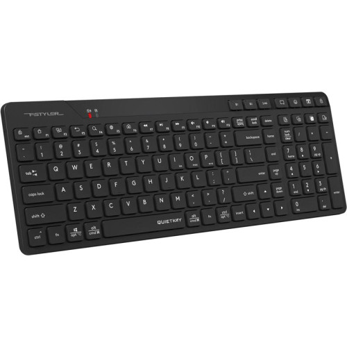 Клавиатура A4Tech Fstyler FBK27C AS черный USB беспроводная BT/Radio slim Multimedia (FBK27C AS)