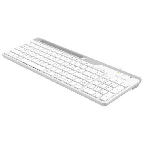 Клавиатура A4Tech Fstyler FK25 белый/серый USB slim