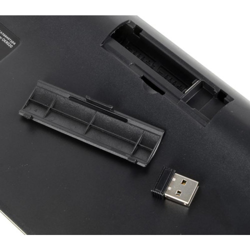 Клавиатура Acer OKR020 черный USB беспроводная slim Multimedia (ZL.KBDEE.004)