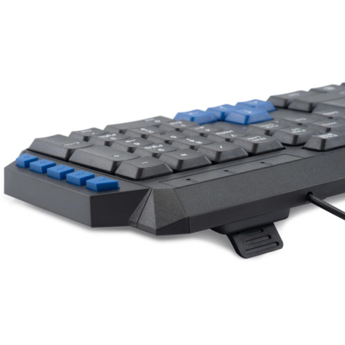 Клавиатура Oklick 750G FROST WAR черный/черный USB Multimedia for gamer (337452)