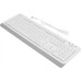 Клавиатура A4Tech Fstyler FKS10 белый/серый USB (FKS10 WHITE) Клавиатура A4Tech Fstyler FKS10 белый/серый USB (FKS10 WHITE)