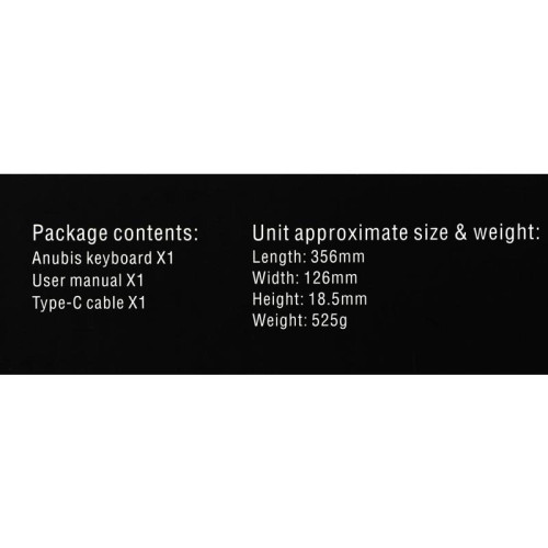 Клавиатура DEFENDER ANUBIS RGB 70506