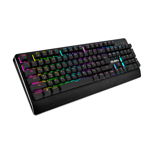 Механическая игровая клавиатура SVEN KB-G9700 (104 кл,+12Fn,RED switch, RGB, мет, корпус) Механическая игровая клавиатура SVEN KB-G9700 (104 кл,+12Fn,RED switch, RGB, мет, корпус)