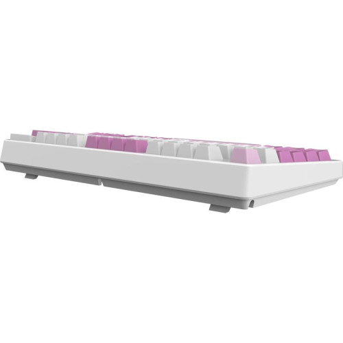 Клавиатура MSI Forge GK600 механическая белый/фиолетовый USB беспроводная BT/Radio Multimedia for gamer LED (S11-43RUQ01-HH9)