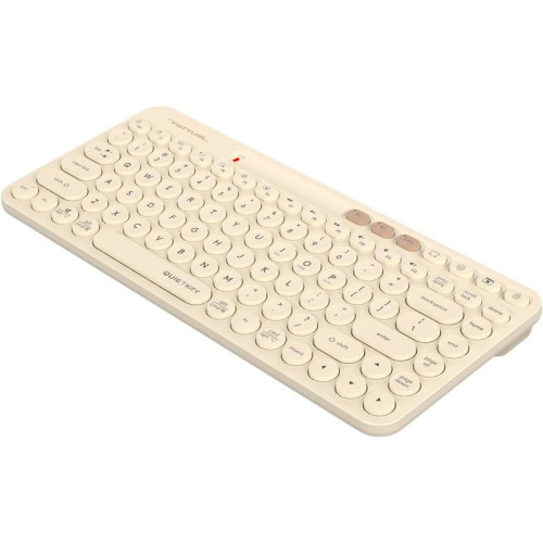 Клавиатура A4Tech Fstyler FBK36C AS бежевый USB беспроводная BT/Radio slim Multimedia (FBK36C AS)