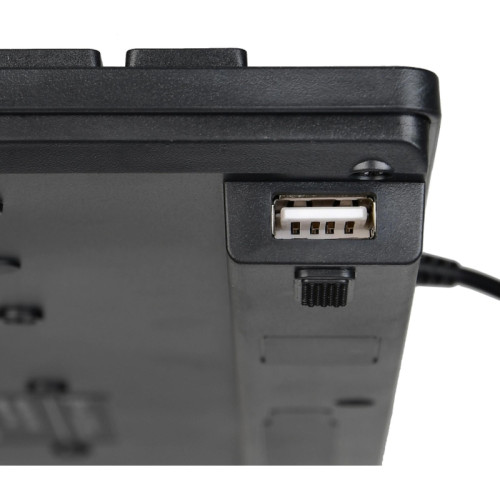 Клавиатура Oklick 520M2U черный/черный USB slim Multimedia