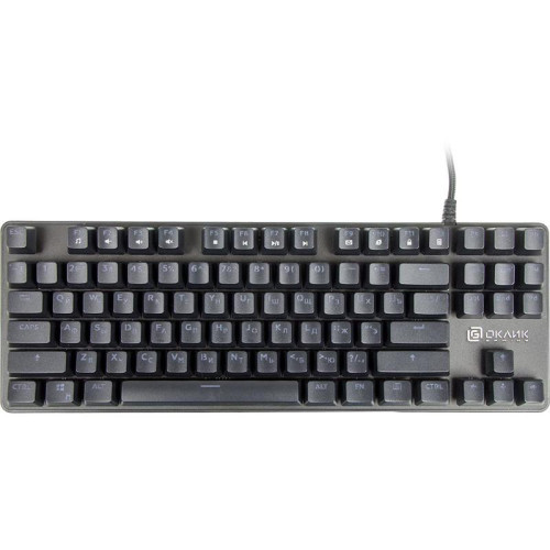 Клавиатура Oklick 969G SHOTGUN механическая черный USB Multimedia for gamer LED