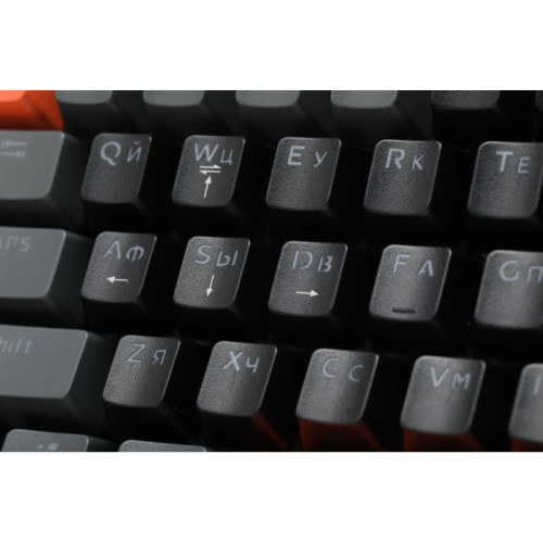 Клавиатура DEFENDER MECHANICAL BLK RAVEN GK-417 RU RGB 45414