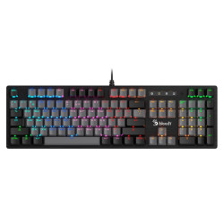 Клавиатура A4Tech Bloody B828N механическая черный/серый USB for gamer LED (B828N (GREY+BLACK))