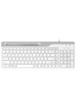 Клавиатура A4Tech Fstyler FK25 белый/серый USB slim