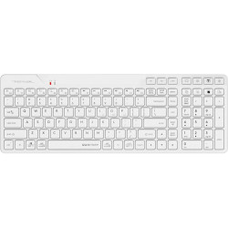 Клавиатура A4Tech Fstyler FBK27C AS белый USB беспроводная BT/Radio slim Multimedia (FBK27C AS)