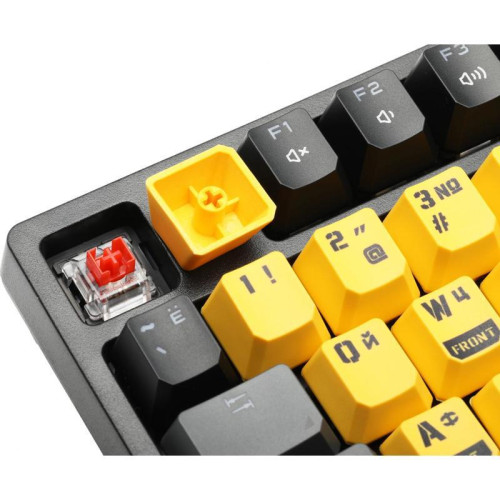 Клавиатура A4Tech Bloody S98 механическая желтый/серый USB for gamer LED (SPORTS LIME)