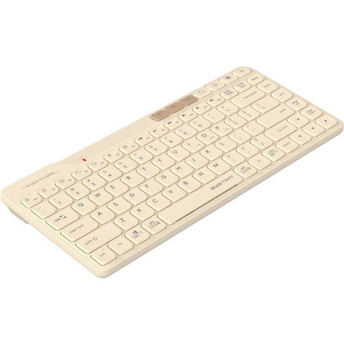 Клавиатура A4Tech Fstyler FBK26C AS бежевый USB беспроводная BT/Radio slim Multimedia (FBK26C AS)
