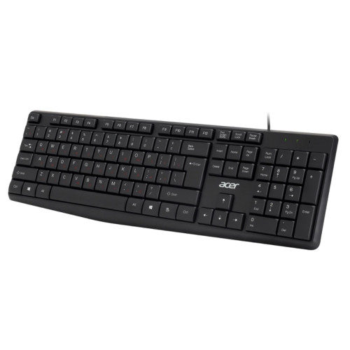 Клавиатура Acer OKW121 черный USB (ZL.KBDEE.00B)
