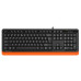 Клавиатура A4Tech Fstyler FKS10 черный/оранжевый USB (FKS10 ORANGE)
