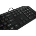 Клавиатура Oklick 520M2U черный/черный USB slim Multimedia