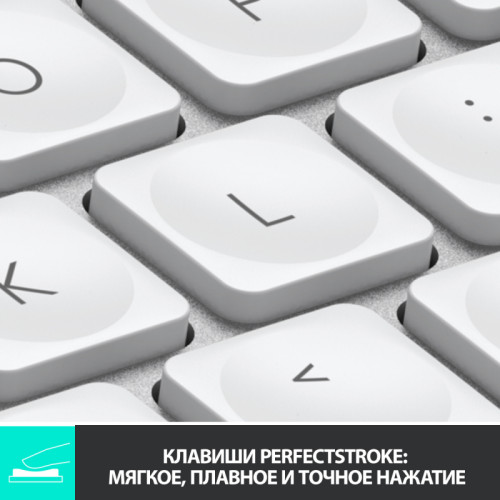 Клавиатура/ Logitech Wireless  MX Keys MINI Keyboard Pale Grey