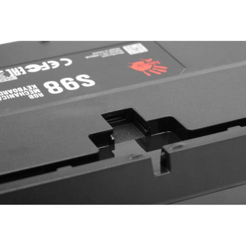 Клавиатура A4Tech Bloody S98 механическая желтый/серый USB for gamer LED (SPORTS LIME)