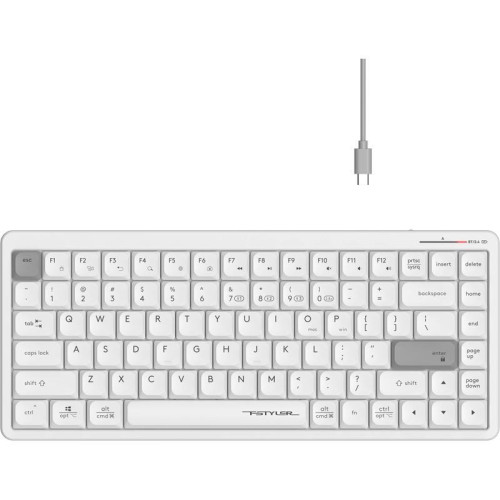 Клавиатура A4Tech Fstyler FBX53C белый USB беспроводная BT/Radio slim Multimedia (FBX53C)