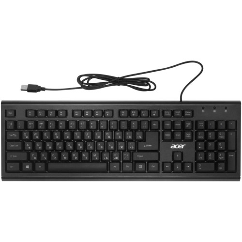 Клавиатура Acer OKW120 черный USB Multimedia (ZL.KBDEE.006)