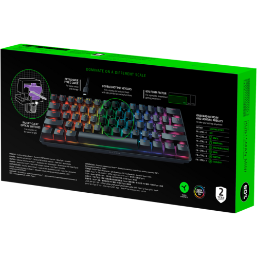 Игровая клавиатура Razer Huntsman Mini/ Razer Huntsman Mini Gaming keyboard - Russian Layout Игровая клавиатура Razer Huntsman Mini/ Razer Huntsman Mini Gaming keyboard - Russian Layout