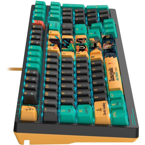 Клавиатура A4Tech Bloody AT98 Renegade механическая черный/зеленый USB for gamer LED (AT98)