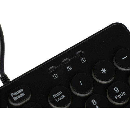 Клавиатура Oklick 420MRL черный USB slim Multimedia LED