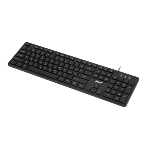 Клавиатура Acer OKW122 черный USB Multimedia (ZL.KBDEE.00C)