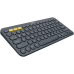 Клавиатура Logitech Keyboard K380 Dark Grey Wireless Bluetooth RTL, Multi-Device Клавиатура Logitech Keyboard K380 Dark Grey Wireless Bluetooth RTL, Multi-Device