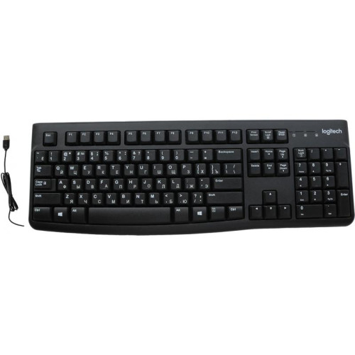 Клавиатура LOGITECH K120 ANSI EN/RU BLACK 920-002583