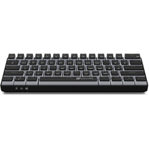 Клавиатура Oklick K763W механическая черный USB беспроводная BT/Radio Multimedia for gamer LED (1920548)