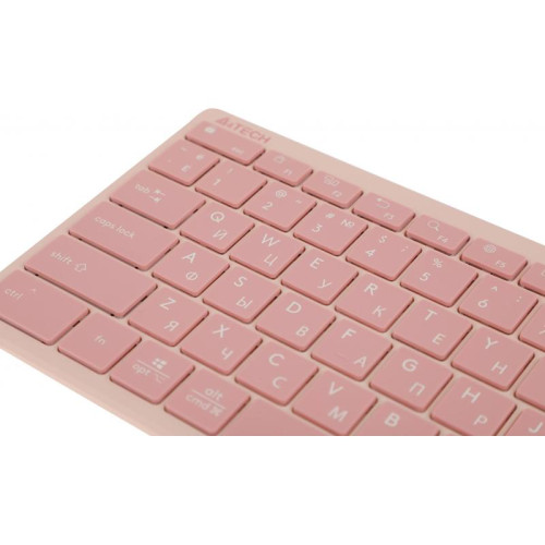 Клавиатура A4Tech Fstyler FBX51C розовый USB беспроводная BT/Radio slim Multimedia (FBX51C PINK)