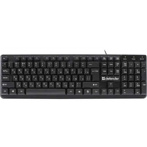 Клавиатура DEFENDER USB SYMBOL HB-559 BLACK 45559