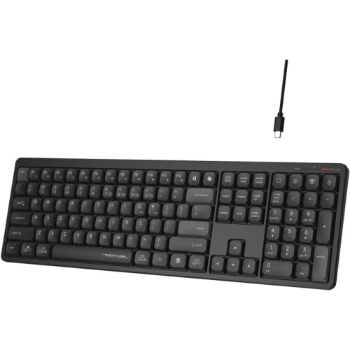 Клавиатура A4Tech Fstyler FBX55C черный USB беспроводная BT/Radio slim Multimedia (FBX55C) Клавиатура A4Tech Fstyler FBX55C черный USB беспроводная BT/Radio slim Multimedia (FBX55C)