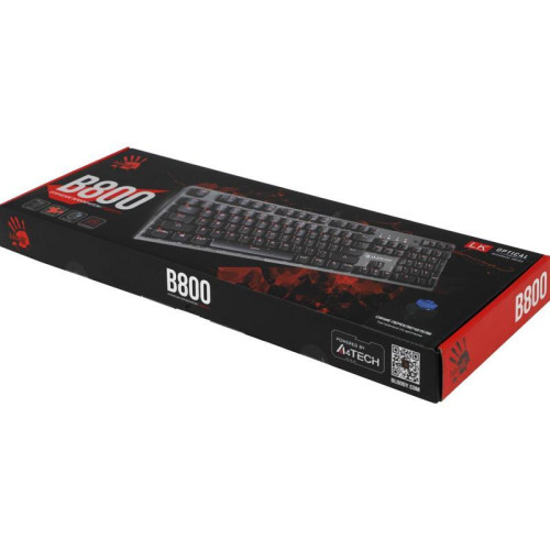 Клавиатура A4Tech Bloody B800 механическая серый/черный USB for gamer LED (B800 (NETBEE)) Клавиатура A4Tech Bloody B800 механическая серый/черный USB for gamer LED (B800 (NETBEE))