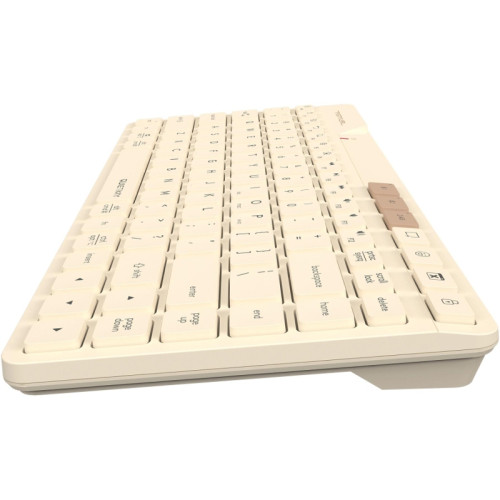 Клавиатура A4Tech Fstyler FBK26C AS бежевый USB беспроводная BT/Radio slim Multimedia (FBK26C AS)