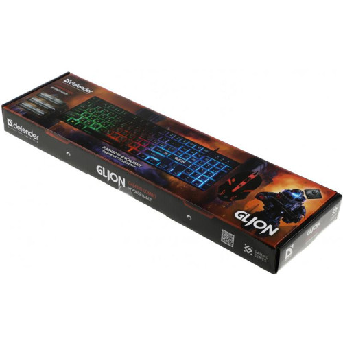 Клавиатура+мышь DEFENDER GLION C-123 RU PROMEGAJET 45123