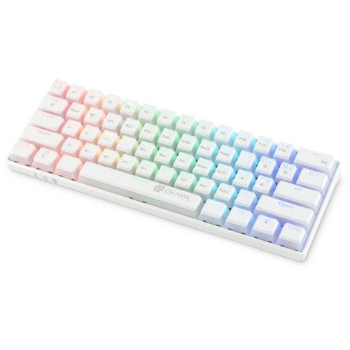 Клавиатура Oklick K763W механическая белый USB беспроводная BT/Radio Multimedia for gamer LED (1920562)