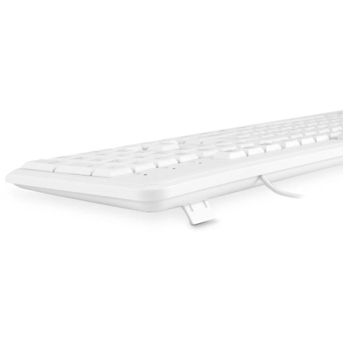 Клавиатура Oklick 305M белый USB Multimedia (1875227)