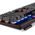Клавиатура Oklick 990 G2 механическая черный USB Multimedia for gamer LED (1875240)