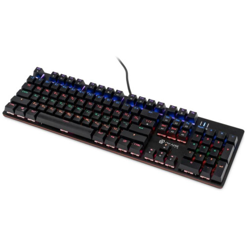 Клавиатура Oklick 990 G2 механическая черный USB Multimedia for gamer LED (1875240)
