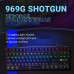 Клавиатура Oklick 969G SHOTGUN механическая черный USB Multimedia for gamer LED