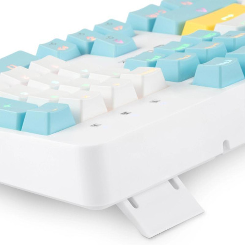 Клавиатура Oklick K951X механическая белый USB Multimedia for gamer LED (подставка для запястий) (1901079)