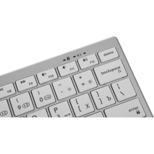Клавиатура A4Tech Fstyler FBX51C белый USB беспроводная BT/Radio slim Multimedia для ноутбука (FBX51C WHITE)