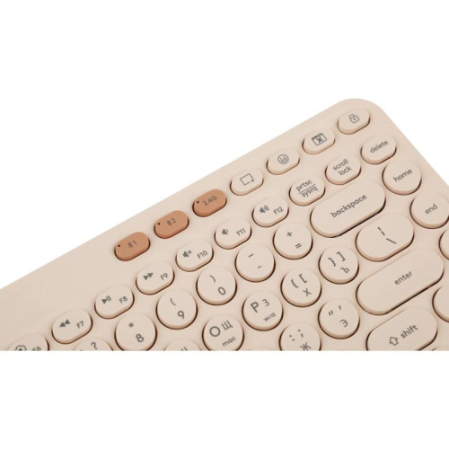 Клавиатура A4Tech Fstyler FBK36C AS бежевый USB беспроводная BT/Radio slim Multimedia (FBK36C AS)