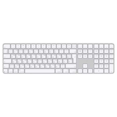 Клавиатура/ Magic Keyboard with Touch ID and Numeric Keypad - Russian (USB-C)