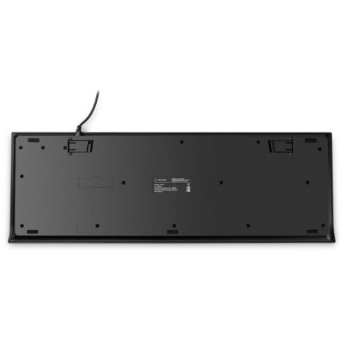 Клавиатура Oklick 155M черный USB slim (подставка для запястий) (1678057)