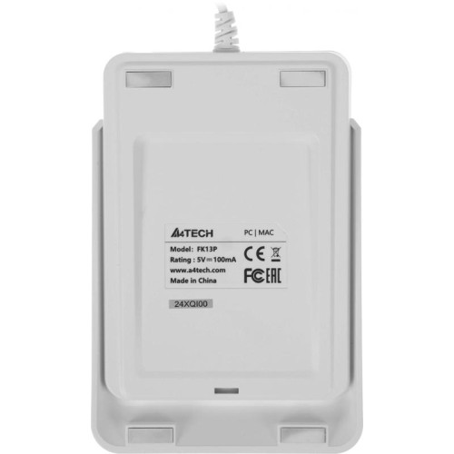 Числовой блок A4Tech Fstyler FK13P белый USB slim для ноутбука (FK13P WHITE)